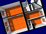 EREDETI alaprajz - Tipikus rgi brlaks: egymsbl nyl szobk, kihasznlatlan nagy elszoba