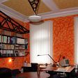 Budapest IX., Ernő utca - 74 m2, 2 szoba - Iroda a lakásban, egyedi acél vázas tartószerkezetű polccal