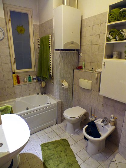 Az átalakított fürdőszoba