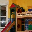 Mesevár-játszótér ággyal kombinálva a gyerekeknek, 2001-ben elkészült munkánk.